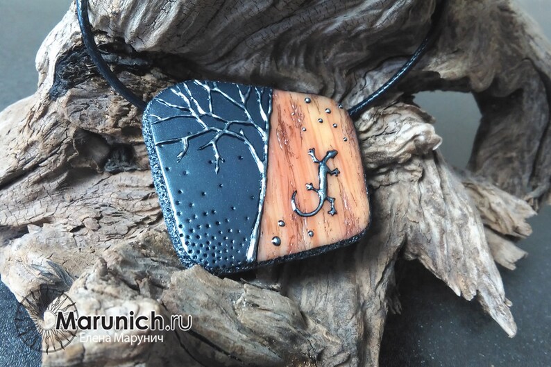 Polymer clay tutorial BONE & CASTING necklace and Etsy