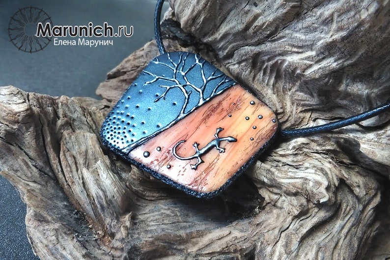 Polymer clay tutorial BONE & CASTING necklace and Etsy