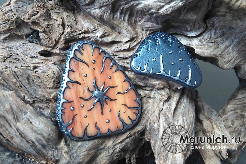 Polymer clay tutorial BONE & CASTING necklace and Etsy