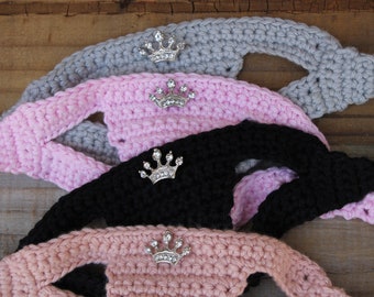 Puppy Harness, For Tiny Teacup Dog, Princess Tiara Vest, 2 to 3 Lbs XXS