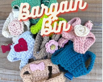 BARGAIN BIN Tiny Puppy Dog Crochet Harness for Teacup Puppies CLOSEOUT