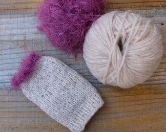 1 Pound ONLY! Teacup Puppy Dog Alpaca Wool Sweater Ultra Light and Rustic for Micro Teeny Tiny Puppy XXXS