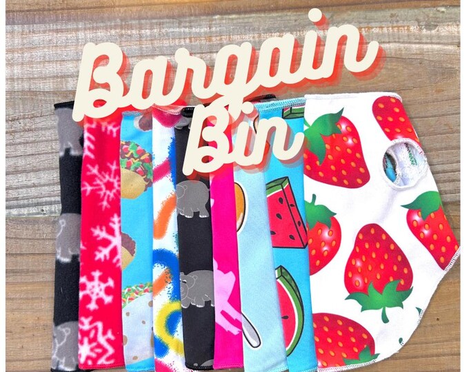 Featured listing image: BARGAIN BIN Tiny Puppy Jersey Shirt Tank Pajama, 1 to 1 1/2 Lbs for Teacup Puppies, Closeout