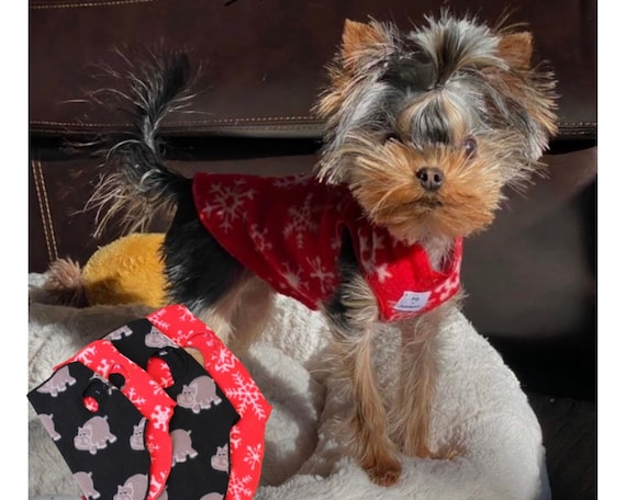 Teacup Puppy Fleece Shirt Teeny Tiny Dog Pajamas Jammies Pet