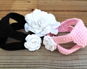 Teacup Harness for 2 to 3 Lb Puppy Dog, XXXS/XXS, Vest w/White Camellia Soft Cotton
