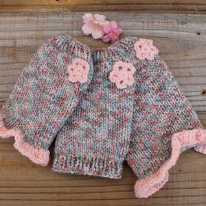 Teacup Puppy Dog Sweater, Dress, Teeny Tiny 1-2Lbs XXXS/XXS Coat, Clothing Pastel Knit Pet Fashion