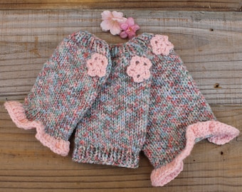 Teacup Puppy Dog Sweater, Dress, Teeny Tiny 1-2Lbs XXXS/XXS Coat, Clothing Pastel Knit Pet Fashion