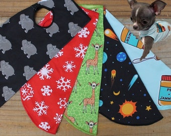 Tiny Teacup Puppy Dog Tank Shirt, Mini Pajamas, Jammies, Jersey for 2 to 3 Lbs