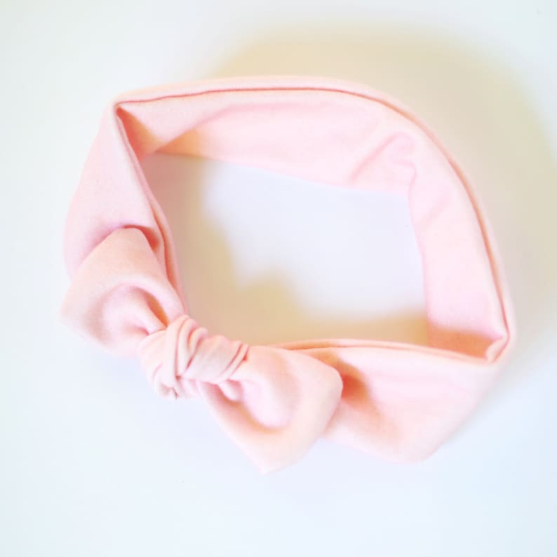 Baby Knot Headband Set of Three Organic Cotton Baby Girl Etsy