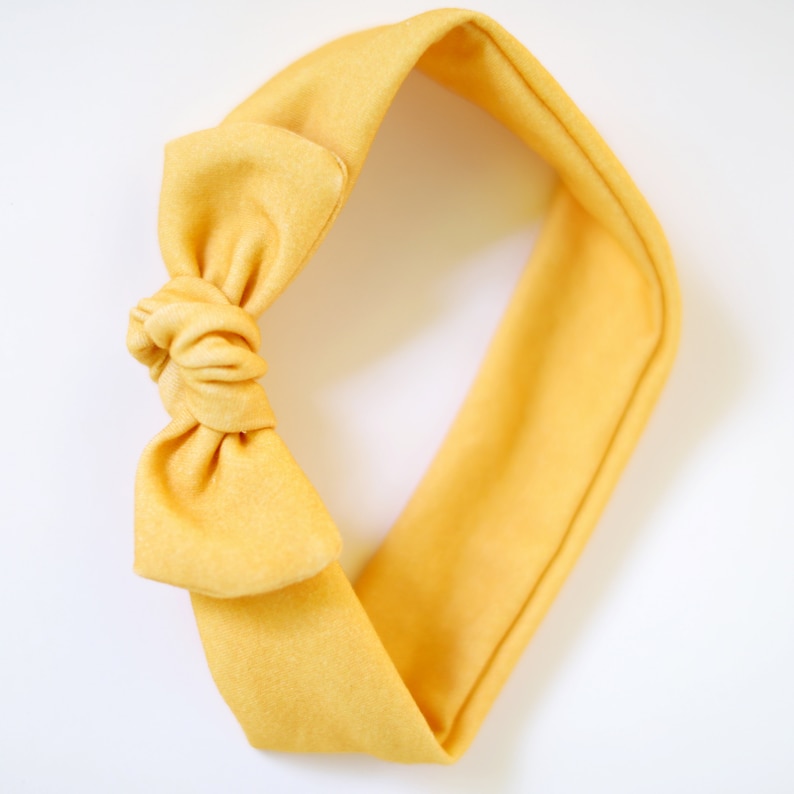 Baby Knot Headband Set of Three Organic Cotton Baby Girl Etsy