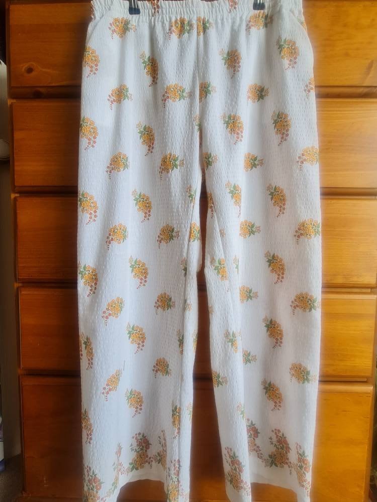 Floral Pajama Pants,lounge Pants,mommy and Me,postpartum Pants