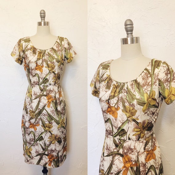 Rare Flawless 1950s Vintage Couture Pinup Hourglas