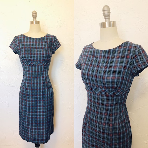 1950s Handmade Vintage Hourglass Party Dress