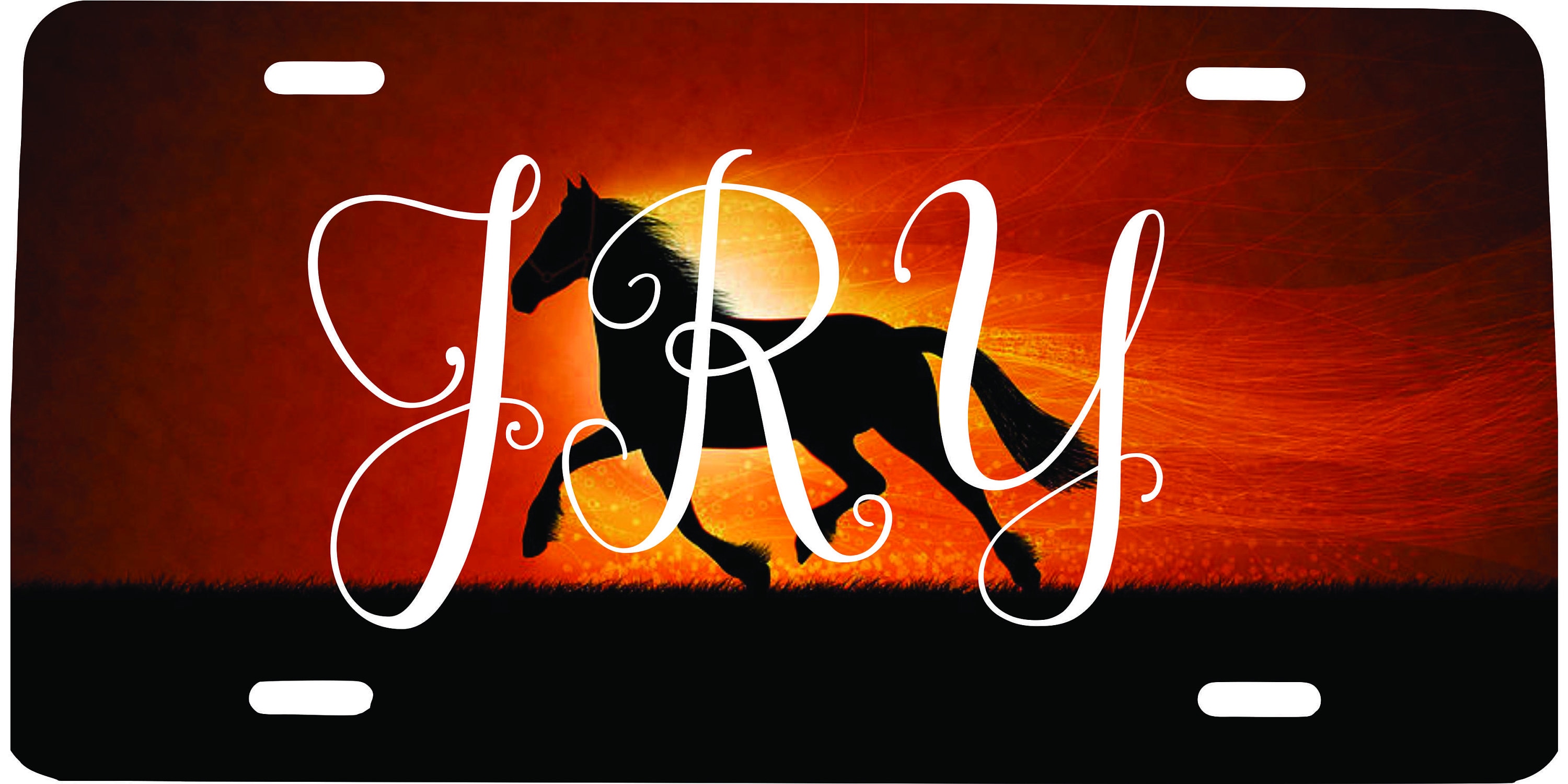 Horse license plate gifts custom personalized Horse Car Tag Etsy