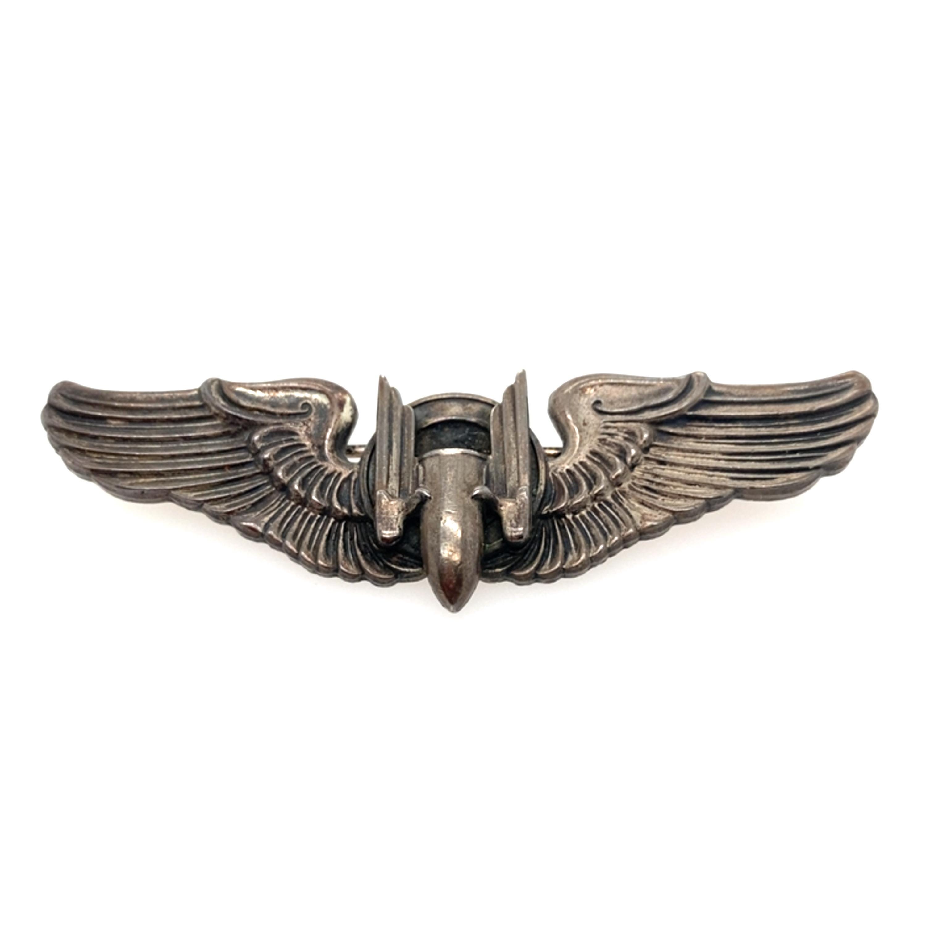US Army Air Corps Prop and Wings 紋章 ヴィンテ United States Army Air Corps Insignia Pin Propeller Wings
