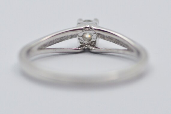 Cathedral Diamond Solitaire Ring - image 4