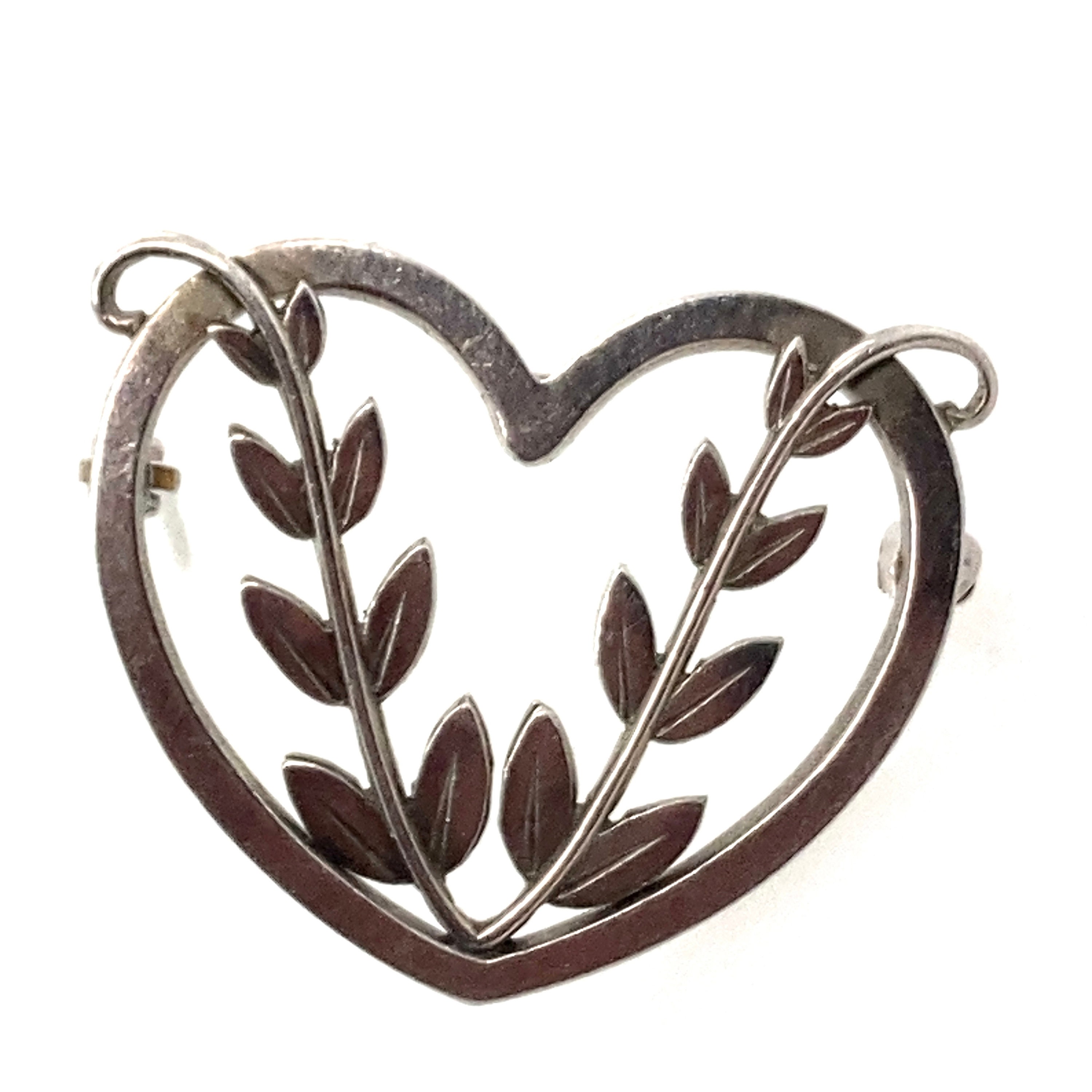 ヴィンテージ ジョージ ジェンセン 242B スターリング シルバー ハート