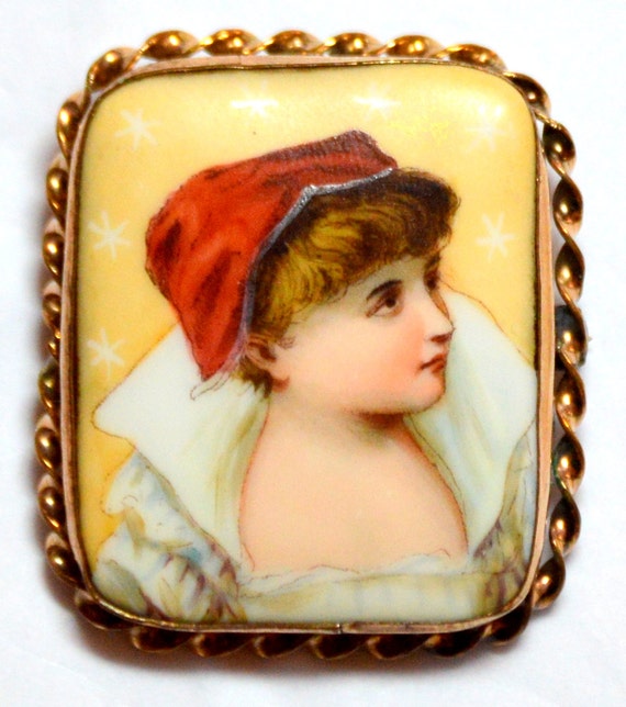 On Sale! 19th Century Victorian Hand Painted Mini… - image 2