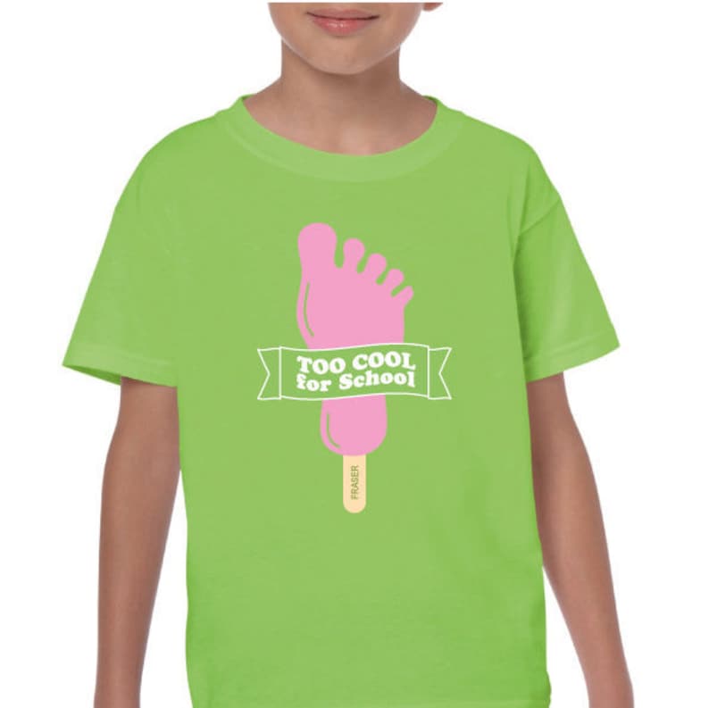 Funny Feet Ice Cream Lolly 'Too Cool for School' Etsy