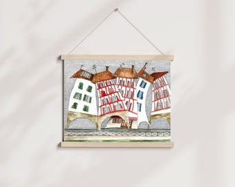 Poster - Les maisons qui dansent - Bayonne