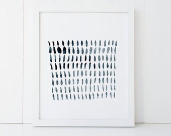 Abstract Watercolor Art Print, Scandinavian Minimalist Decor (Digital Download)
