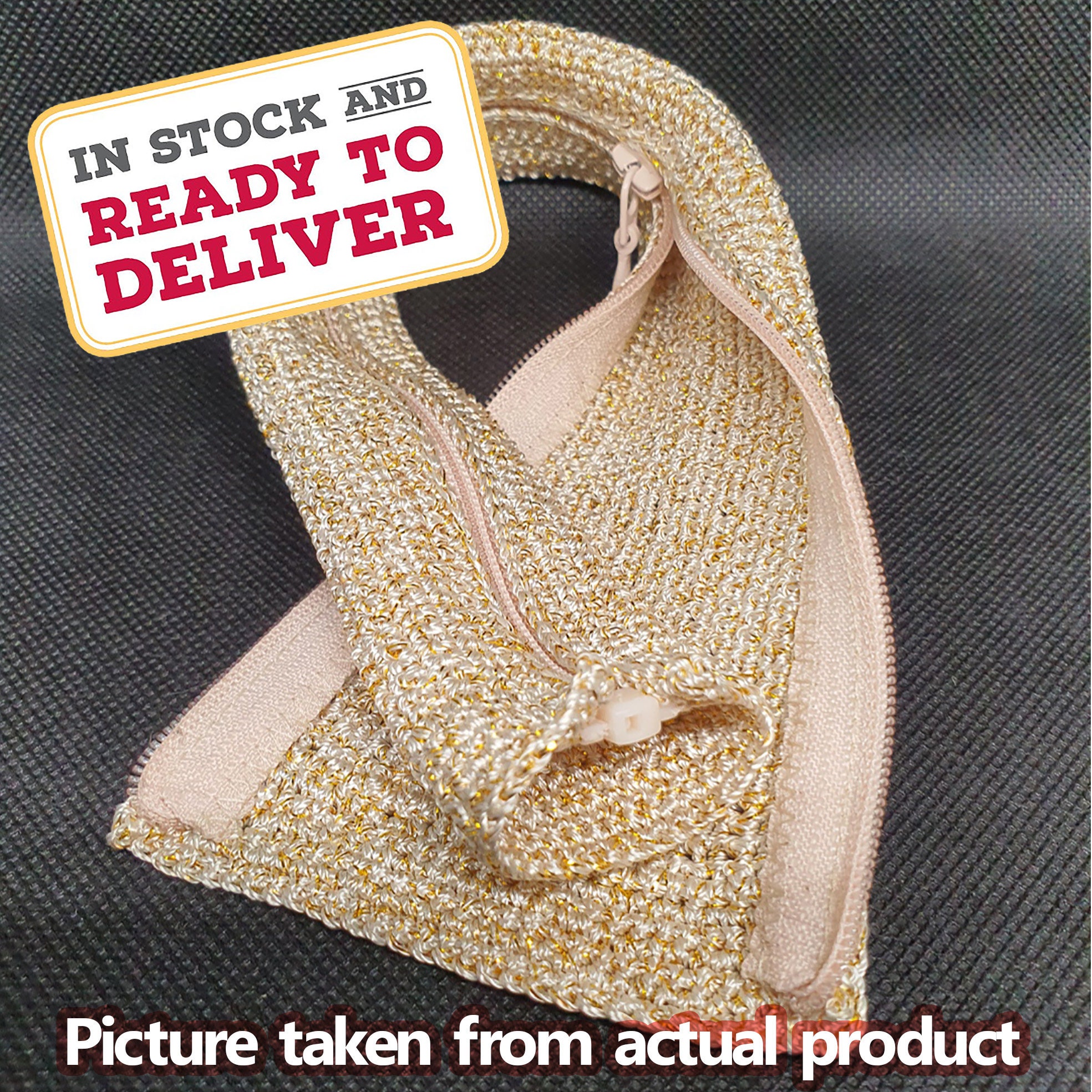 Simply Design-crochet Handle Cover With Zipper for Louis 