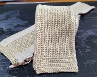 Simply design-Crochet Handle Cover with zipper for Louis Vuitton and Beloved Bags