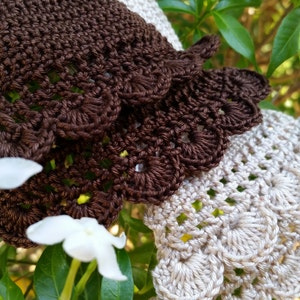 Handle Cover Crochet Handmade for LV SPEEDY 25 30 35 Dark Brown Light Brown