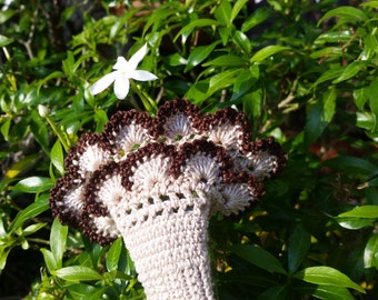Crochet Handle Cover with zipper for Louis Vuitton-Speedy 25-30-35 & Alma