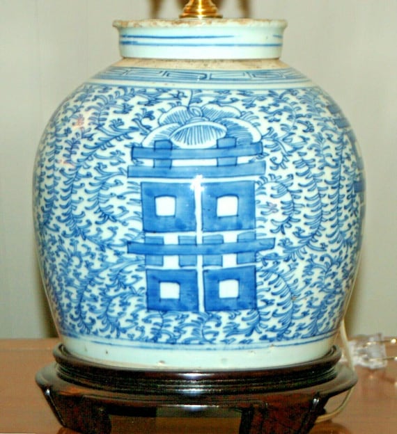 antique chinese ginger jar lamps