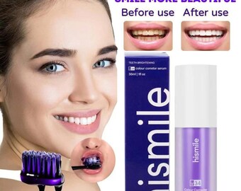 Hismile V34 Color Corrector Serum Purple Zahnaufhellung und Aufhellung