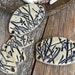 Set of 5 Ceramic Bird Silhouetts Curved Connectors | Jewelry Connectors | Stoneware bracelet supply | Pottery Bracelet bars |