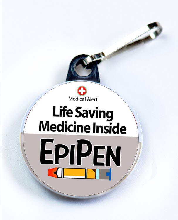 Medic Alert Life Saving Medicine Inside Epipen Metal - Etsy Australia