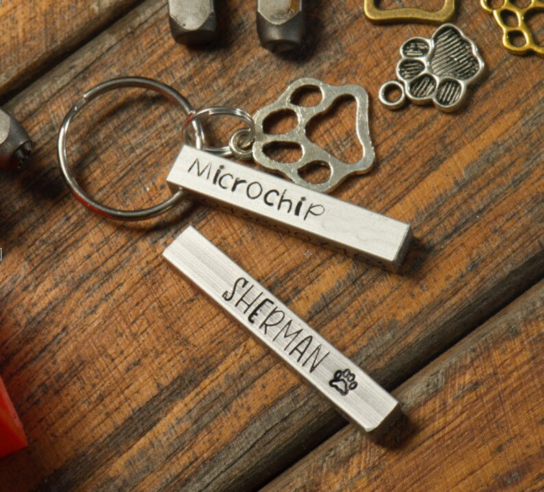 Handstamp Dog ID Tag Pet ID Tag Dog ID Dog Tag collar Etsy Australia
