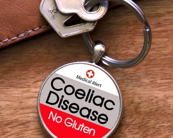 Medic Alert, Coeliac Disease - Keyring, Medical Alert