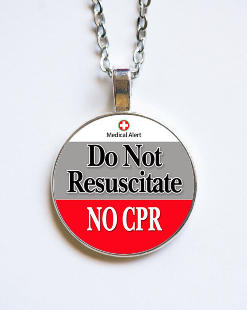 Medic Alert Do Not Resuscitate NO CPR Medical Alert Etsy