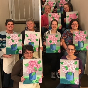 Private Wine & Canvas Painting Party!