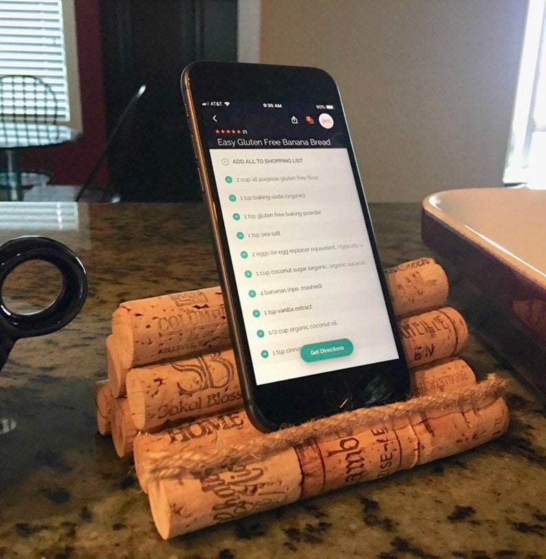 Cork cell phone holders Etsy