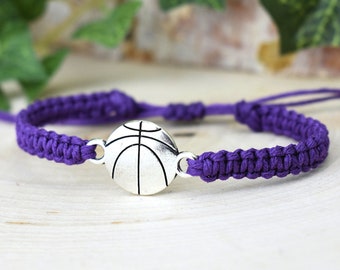 Basketball Bracelet - Basketball Jewelry, Gift for Basketball Mom, End of Season Coach Gifts, Basket Ball Party Favors, Men Women Boys Girls