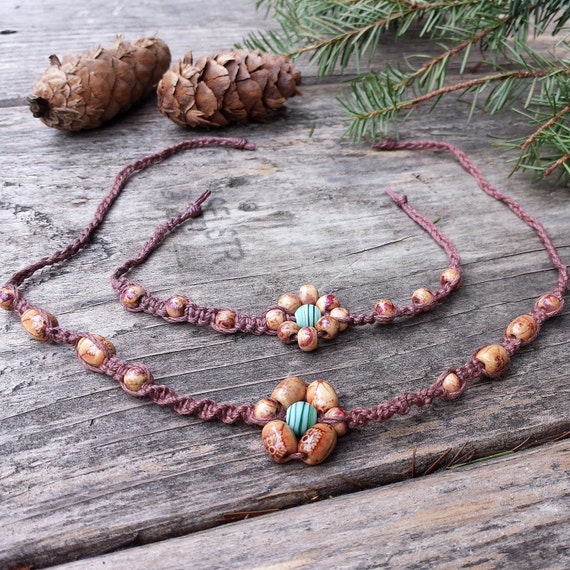 Coostuff Women's Long Leaf Pendant Necklace - Wooden Choker With Wax String Chain, Zinc Alloy, Trendy Bohemian Jewelry - View #13