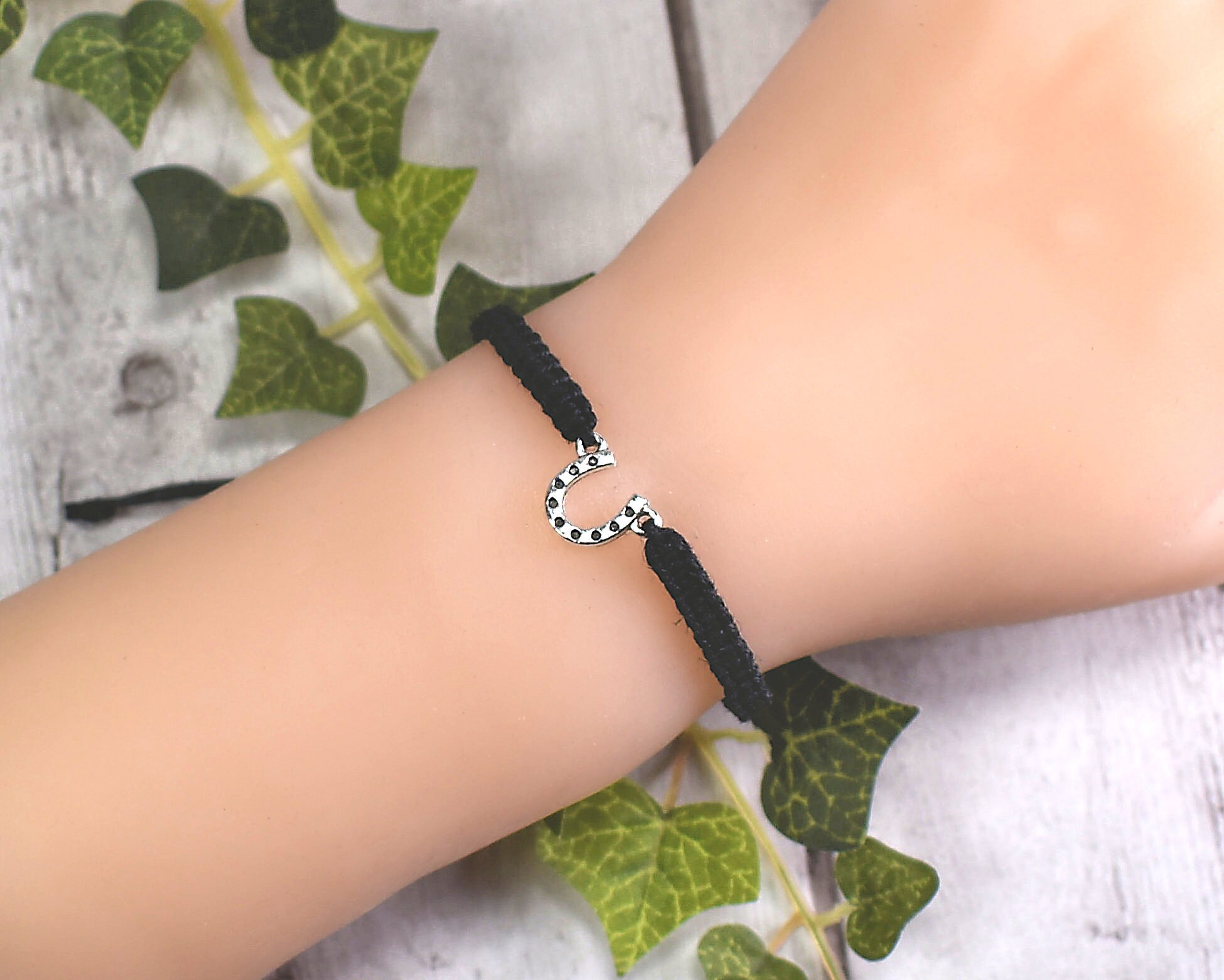 Horseshoe Bracelet // Lucky Charms // Good Luck Bracelet - Etsy