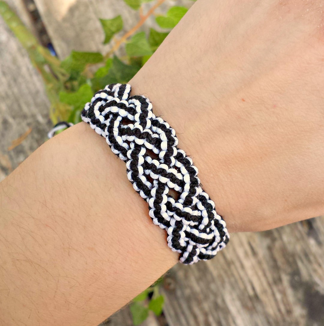 Celtic knot hemp bracelet sale
