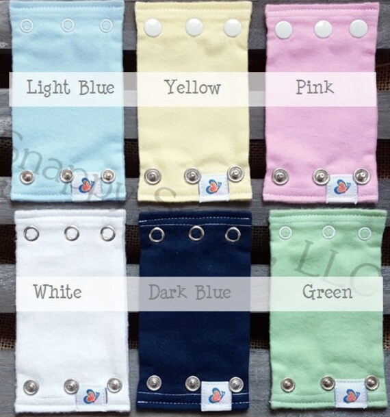 Bodysuit Extenders Set of 3 3 different Snap Sizes Choose 3 Etsy
