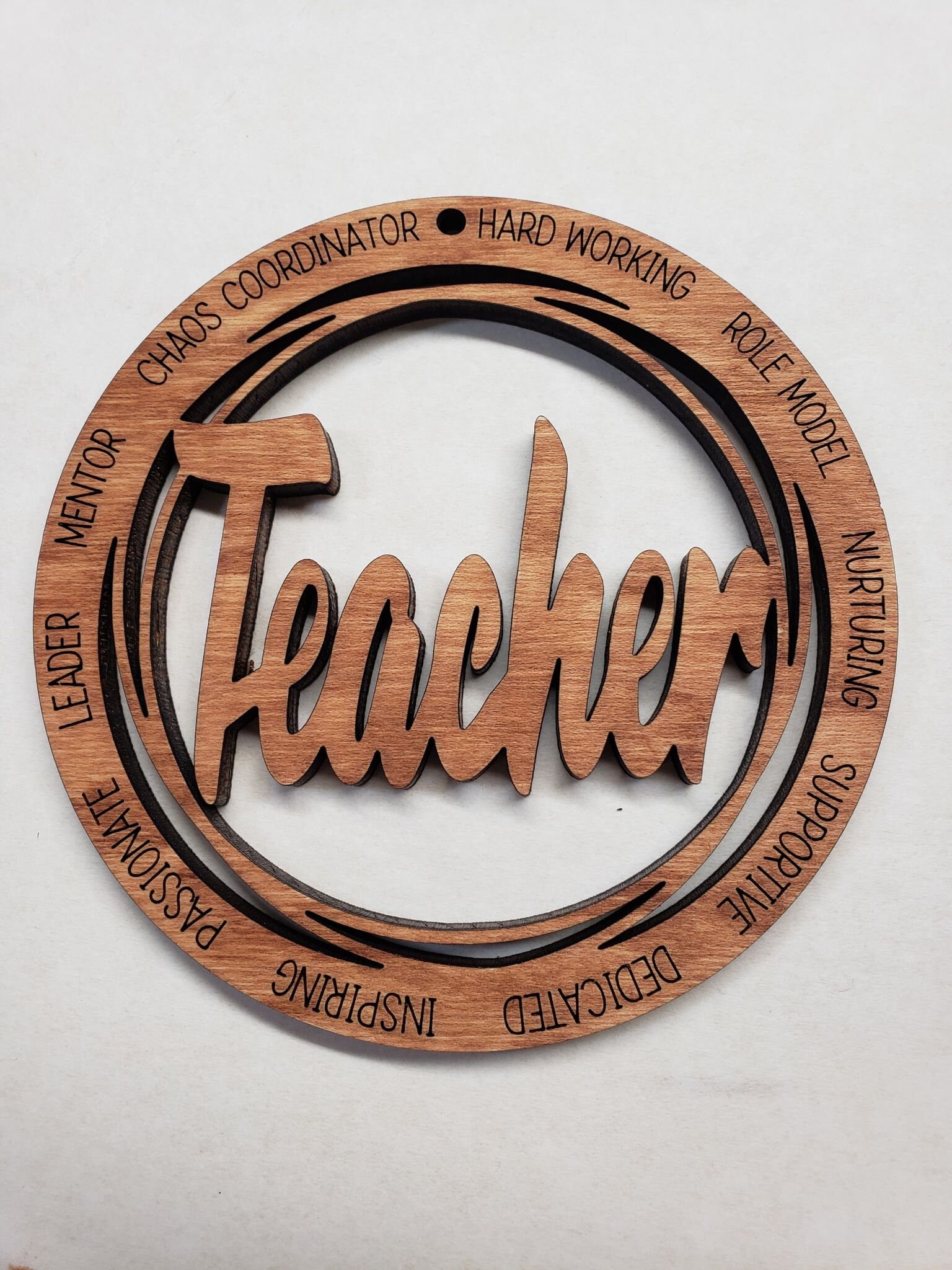 Laser Cut Teacher Ornament/Custom Teacher Gift/Educator Etsy