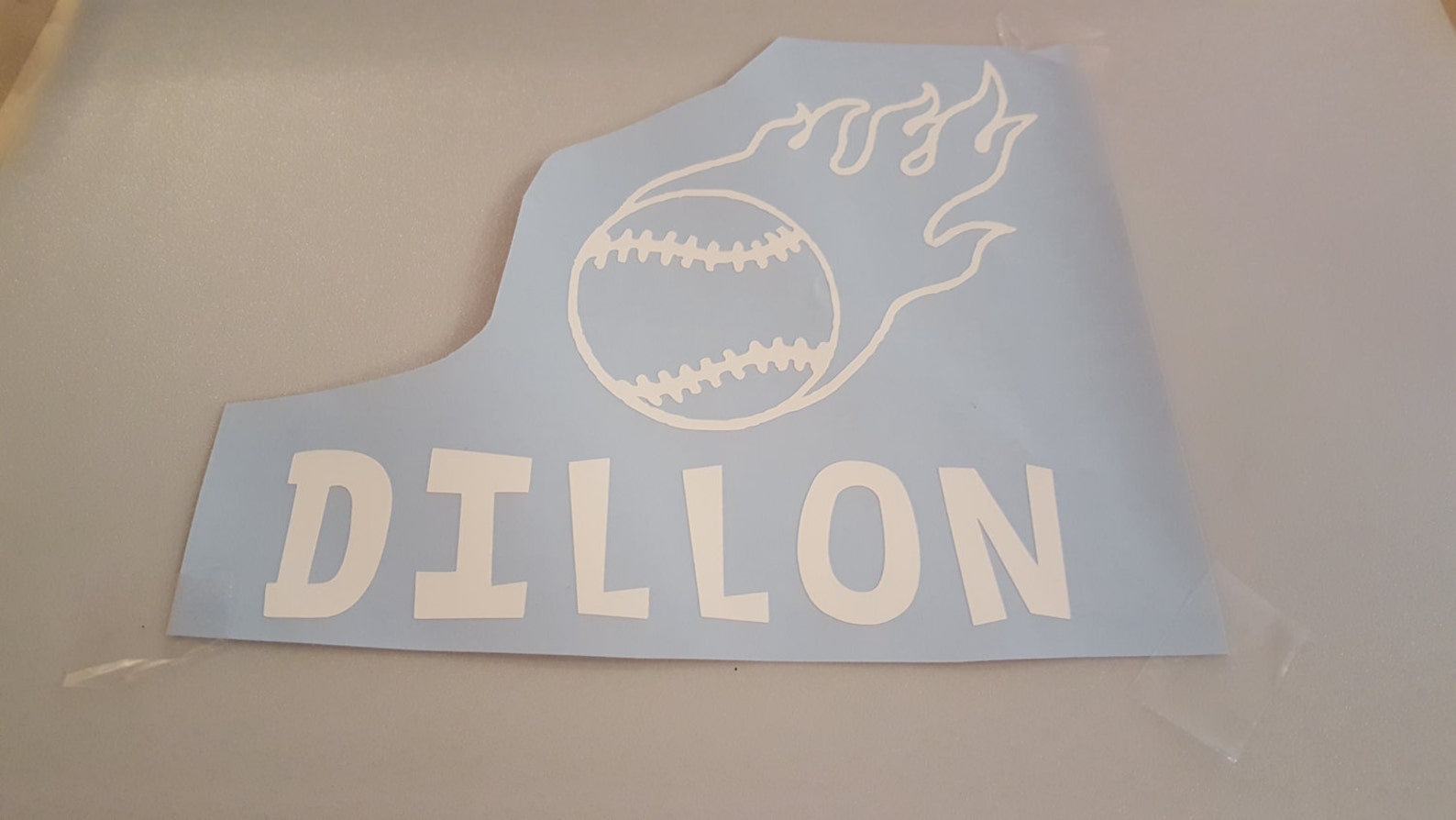 Batting Helmet Decals/Batting Helmet Swag/Sports Lover Etsy