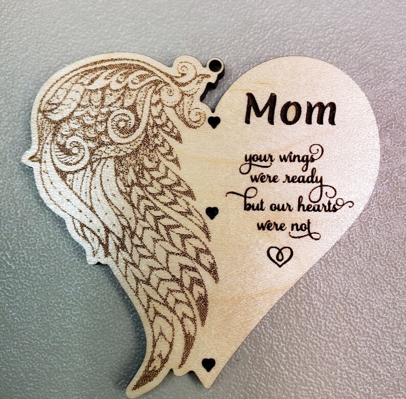 Laser Engraved Memorial Ornamentin Memory Giftin Memory Etsy