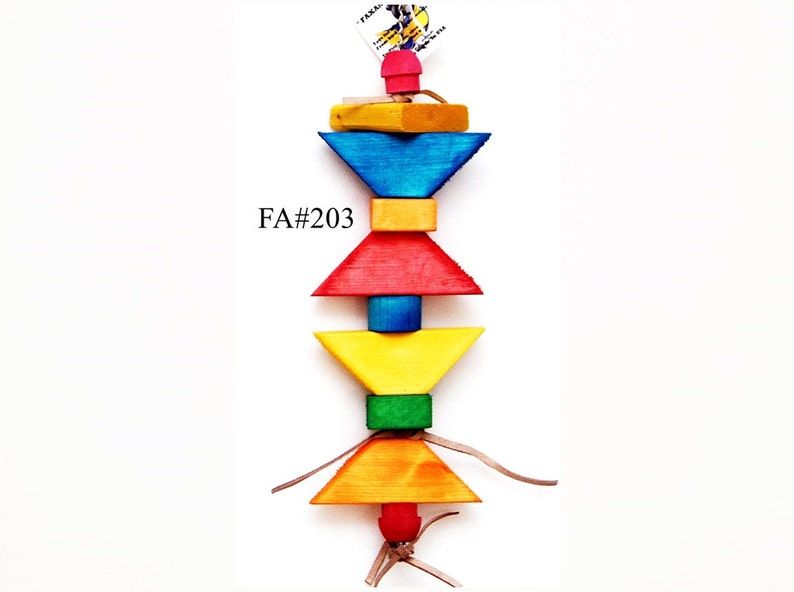 14 x 4 Shreddable toy Wooden Square And Not Bird Parrot Cage Toy Size