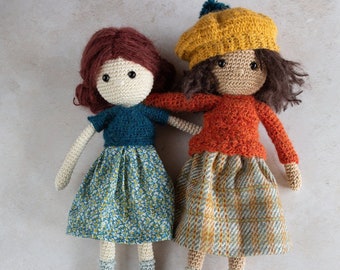 Bessie & Maud - Amigurumi Doll Crochet Patterns