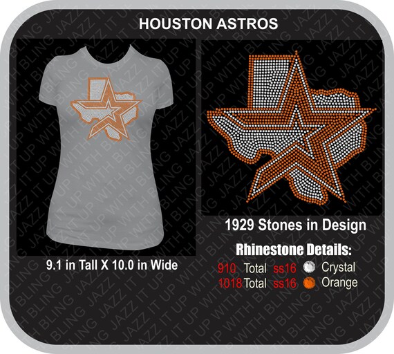 astros bling shirt