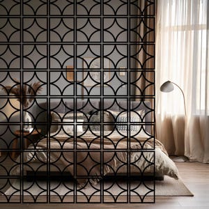 Room divider, partition panels, hanging room divider, wooden room divider, decorative partition, privacy screen, space divider